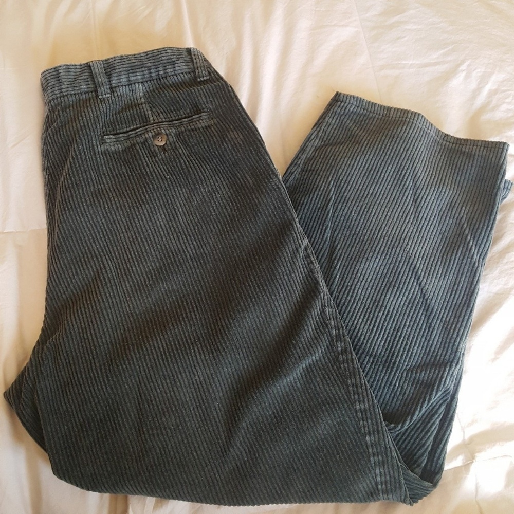 Forest green Dockers corduroy high waisted